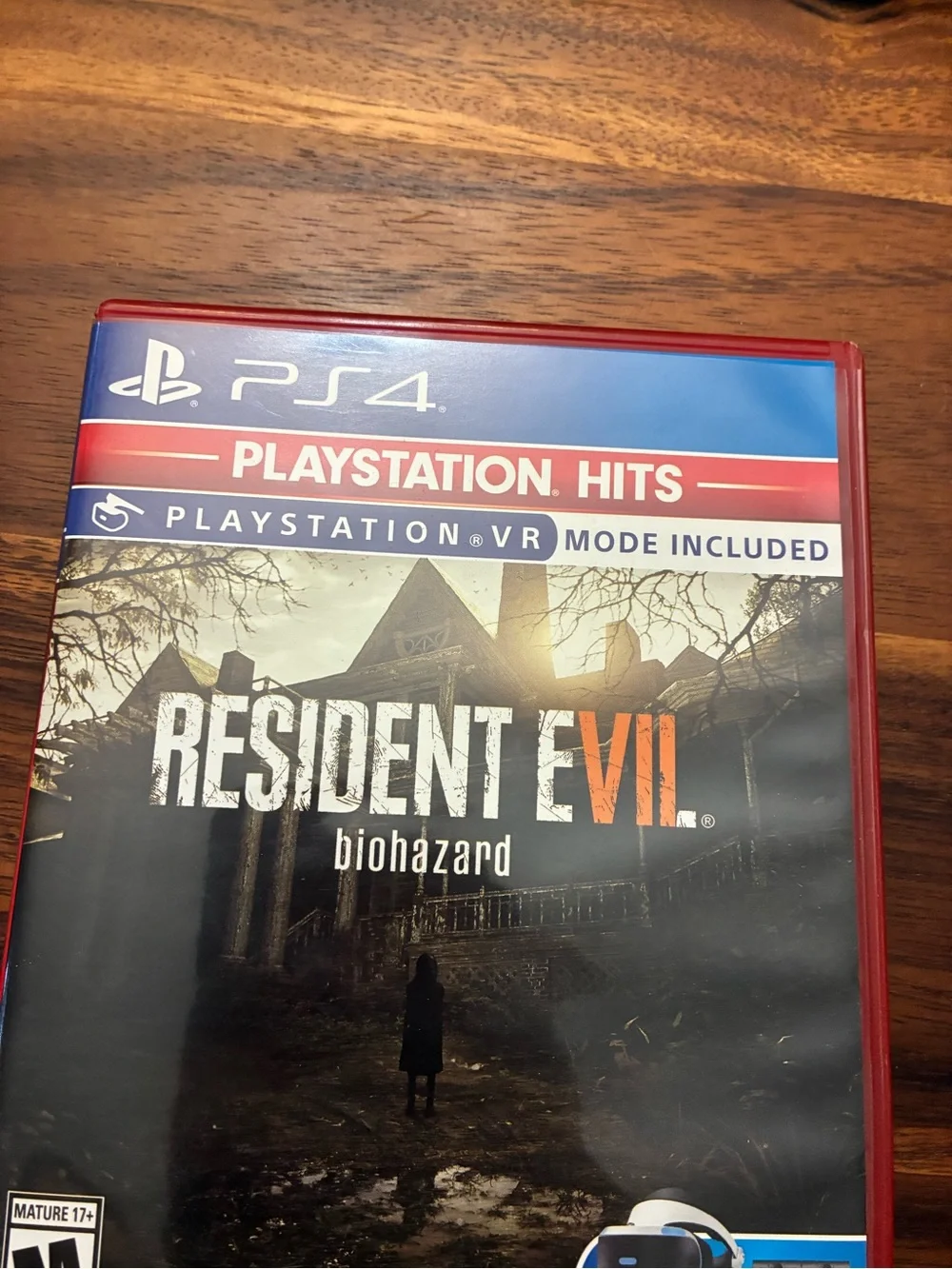 Sony PS4 Resident Evil VII Biohazard PlayStation Hits Red/Blue Case